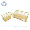 Metal Tray Custom home wire storage basket Set Manufactory